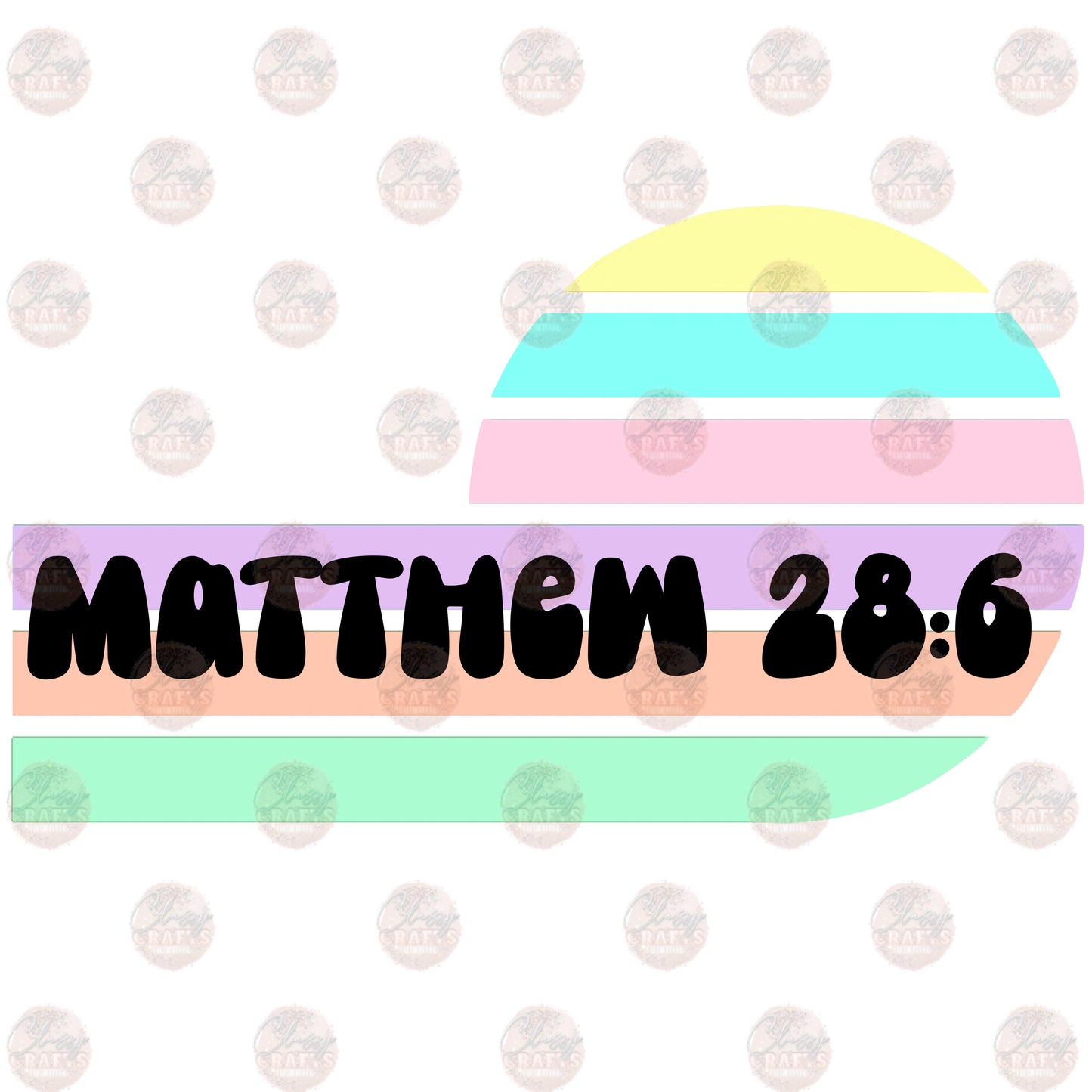 Matthew 28:6 Transfer