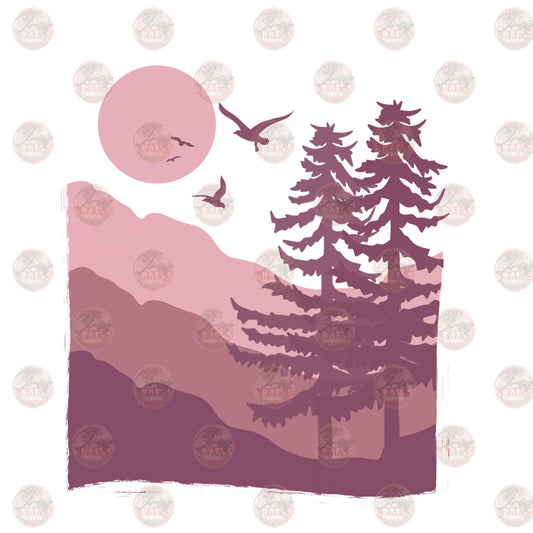 Mauve Mountains Transfer
