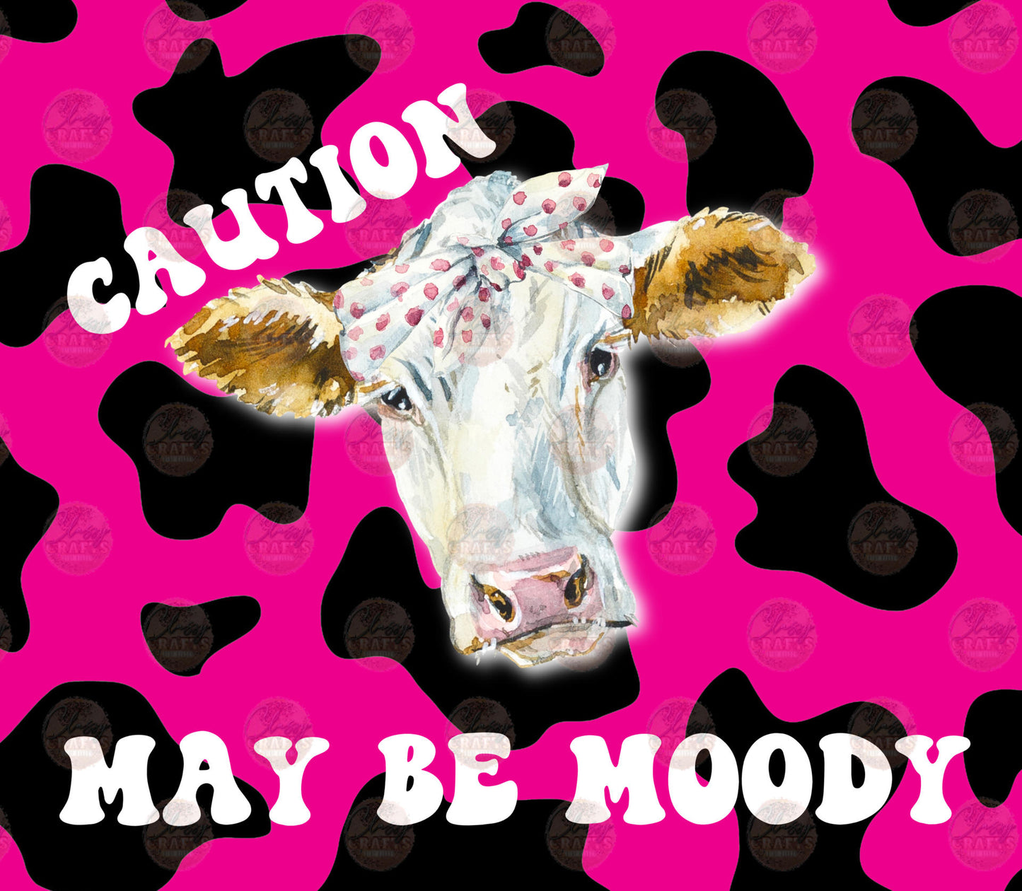 May Be Moody Tumbler Wrap