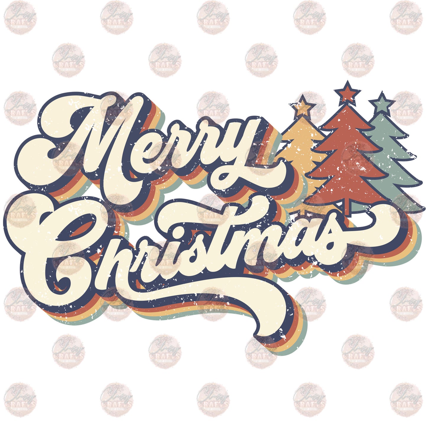 Merry Christmas Leopard Sweatshirt Transfer