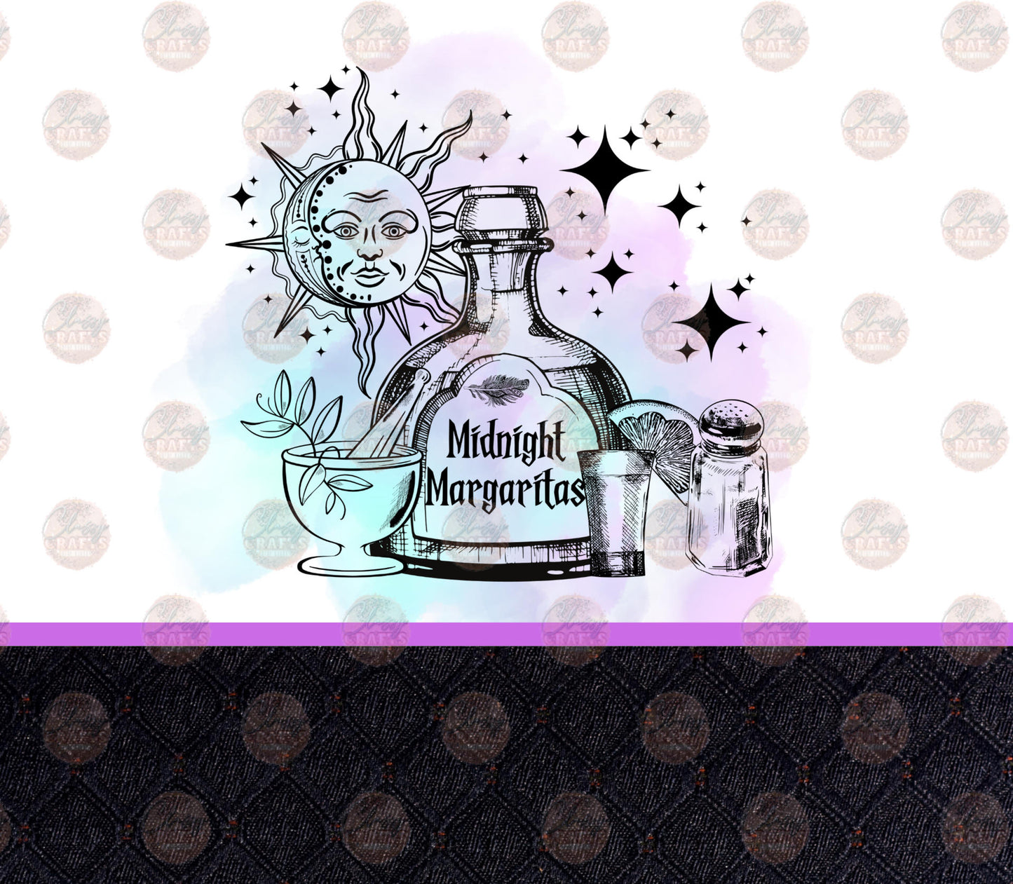 Midnight Margaritas Tumbler Wrap