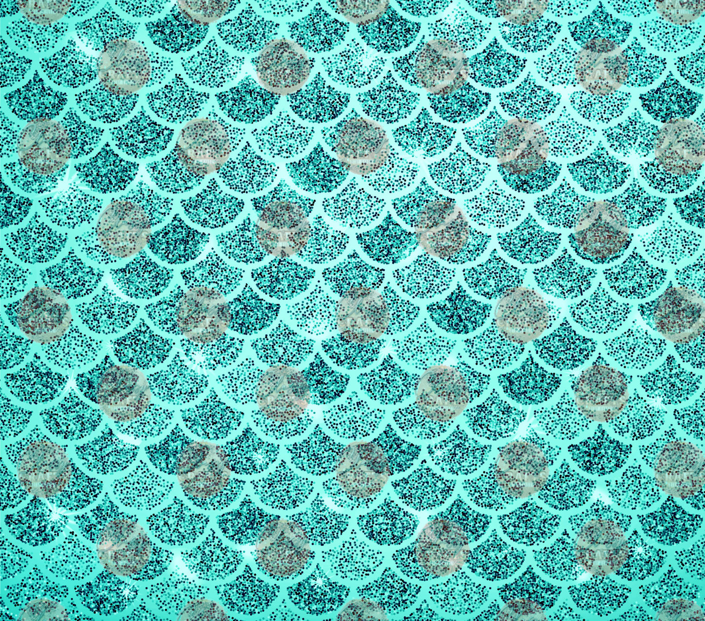 Mint Mermaid Tumbler Wrap