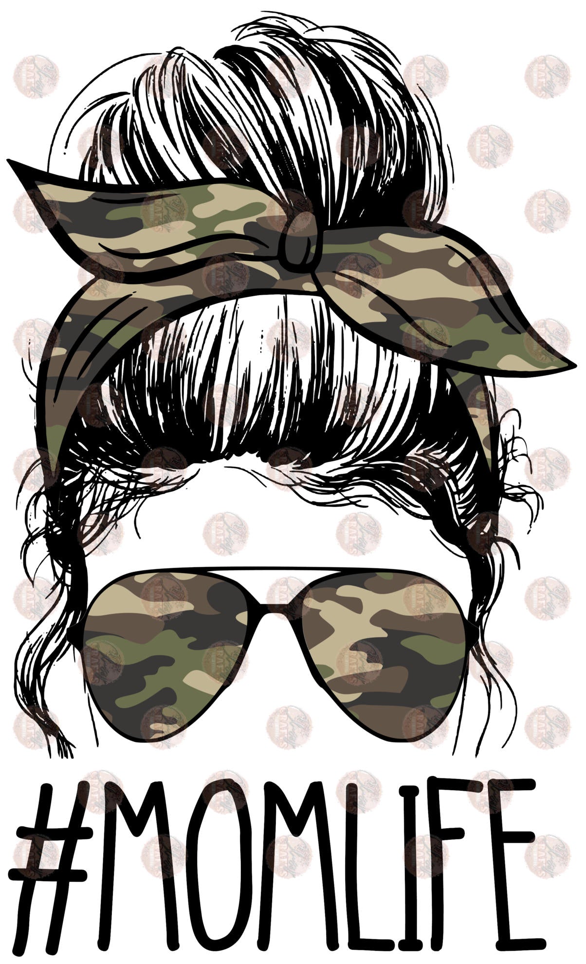 #MomLife Camo Transfer