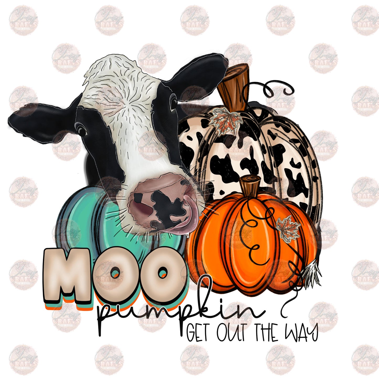 Moo Pumpkin Transfer