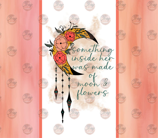Moon & Flowers Tumbler Wrap