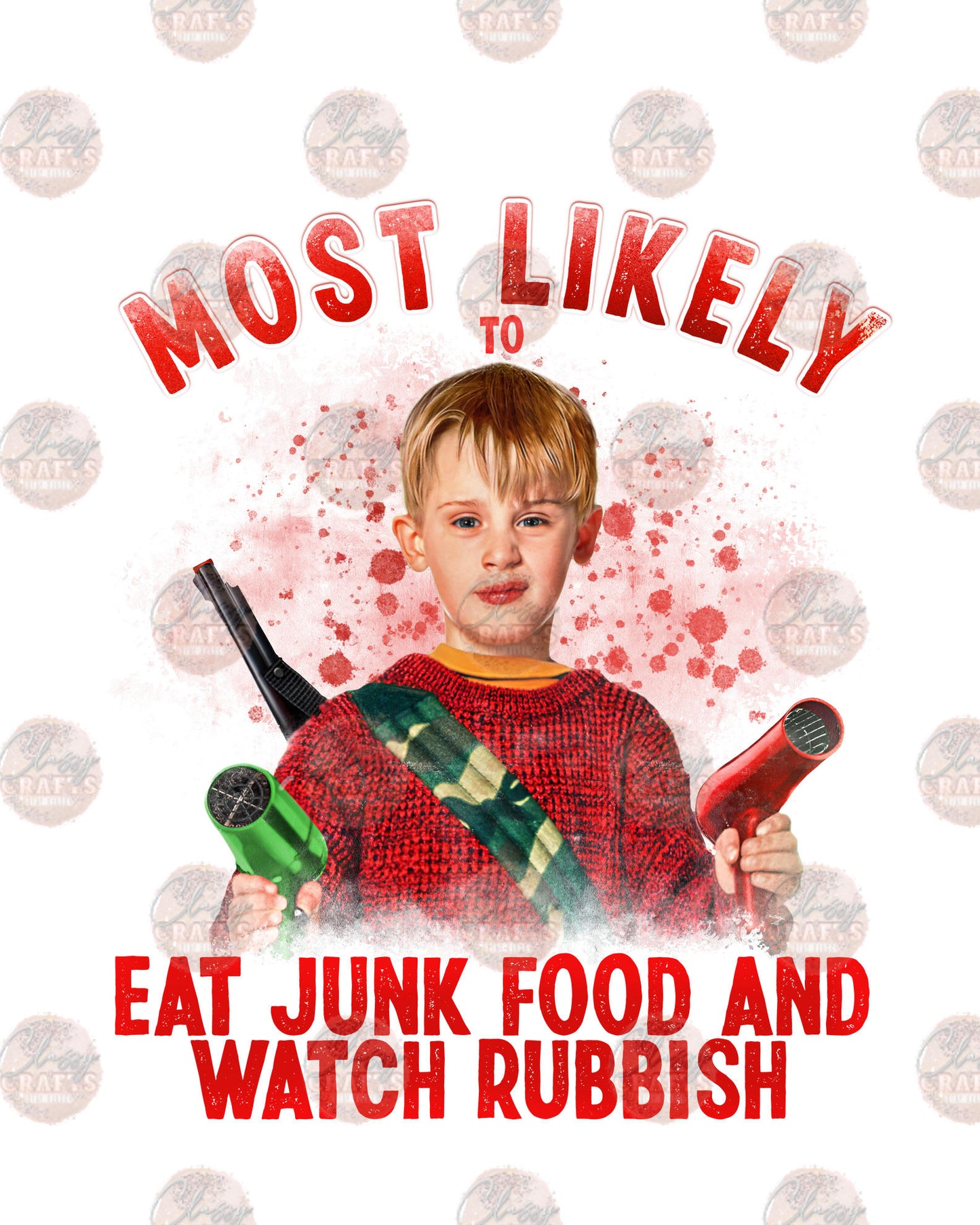 Most Likely To Eat Junk Food & Watch Rubbish Transfer