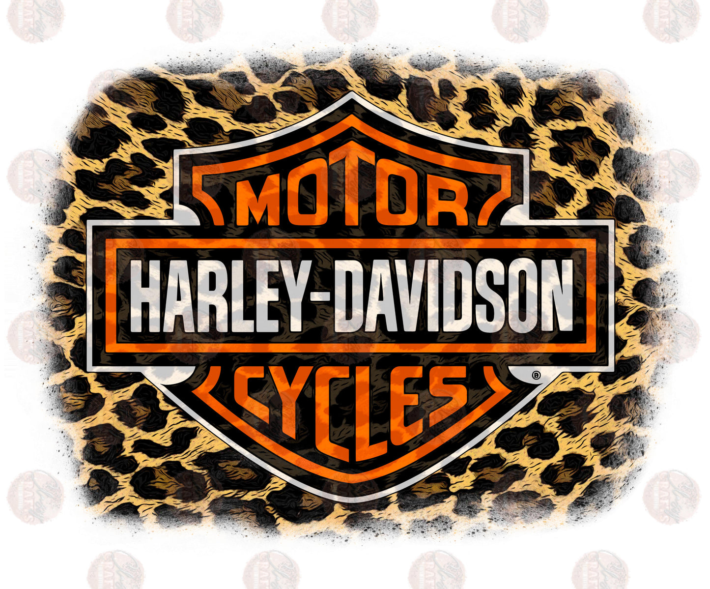 Motorcycles Leopard Transfer