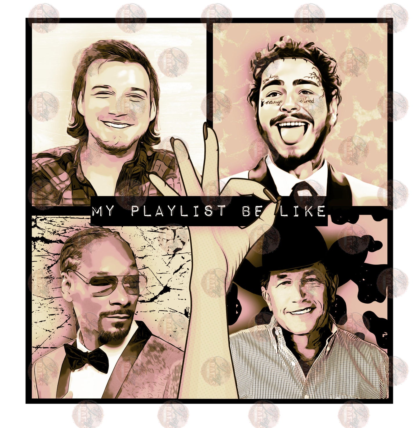 My Playlist Be Like Hand 1 Transfer