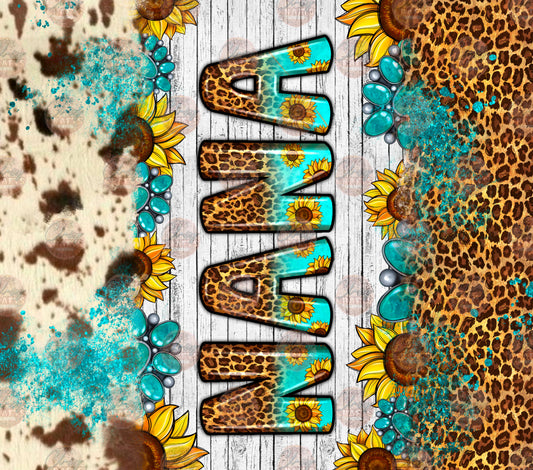 Nana Cowhide & Leopard Tumbler Wrap