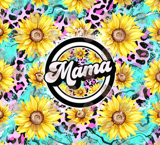 Neon Mama Sunflower Tumbler Wrap