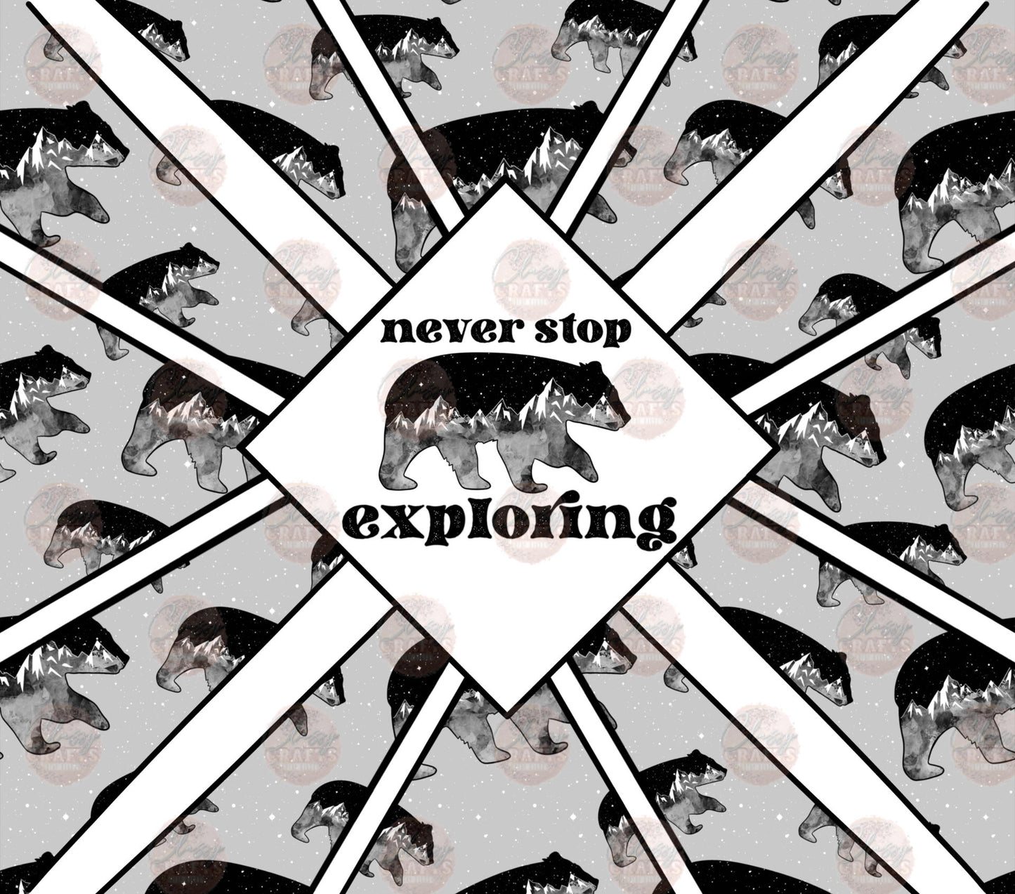 Never Stop Tumbler Wrap