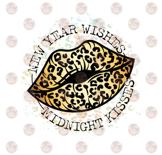 New Year Wishes Midnight Kisses 2 - Sublimation Transfer