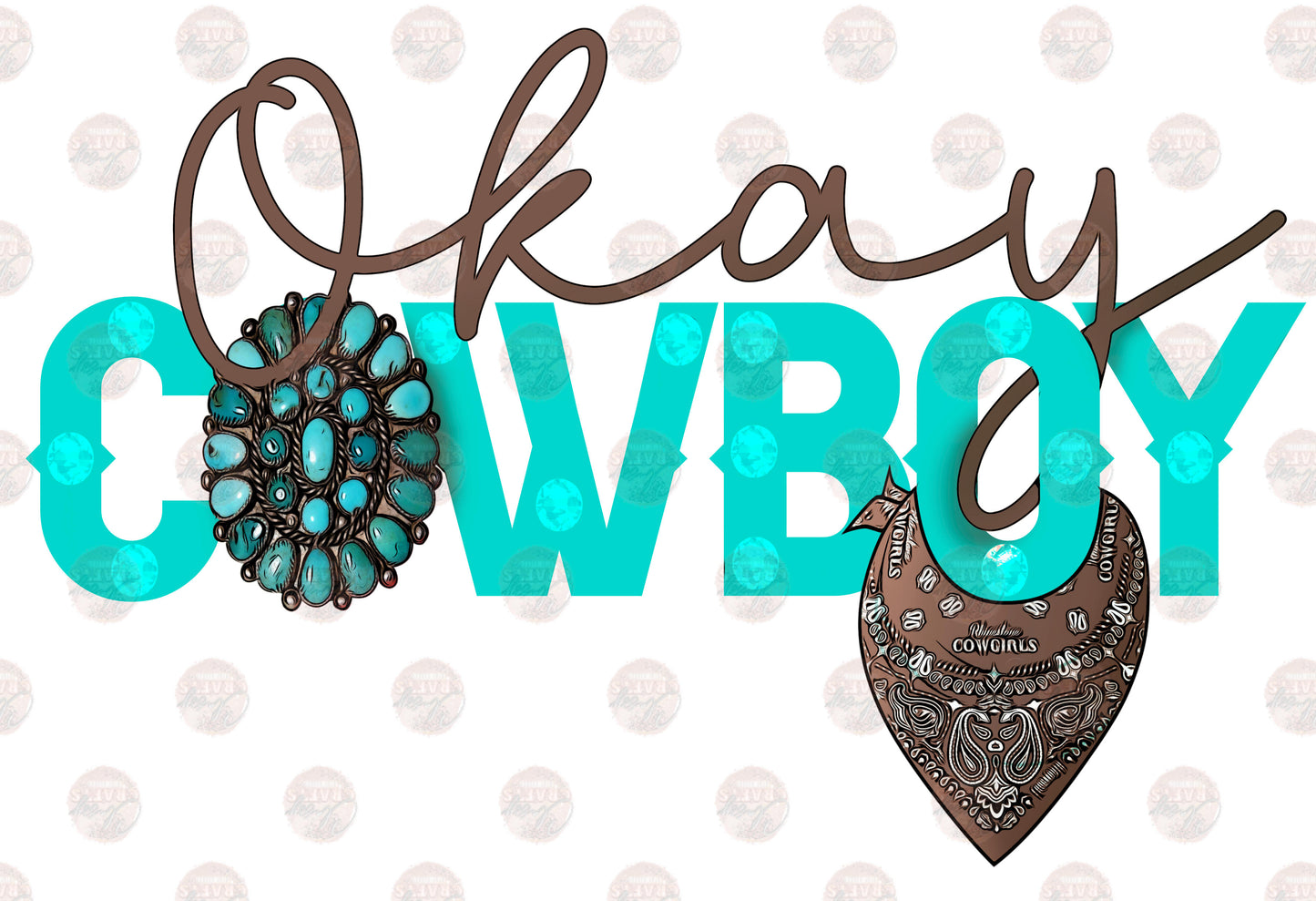 Okay Cowboy /Bandana Transfer