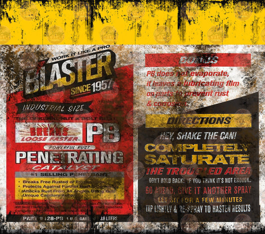 PB Blaster Tumbler Wrap
