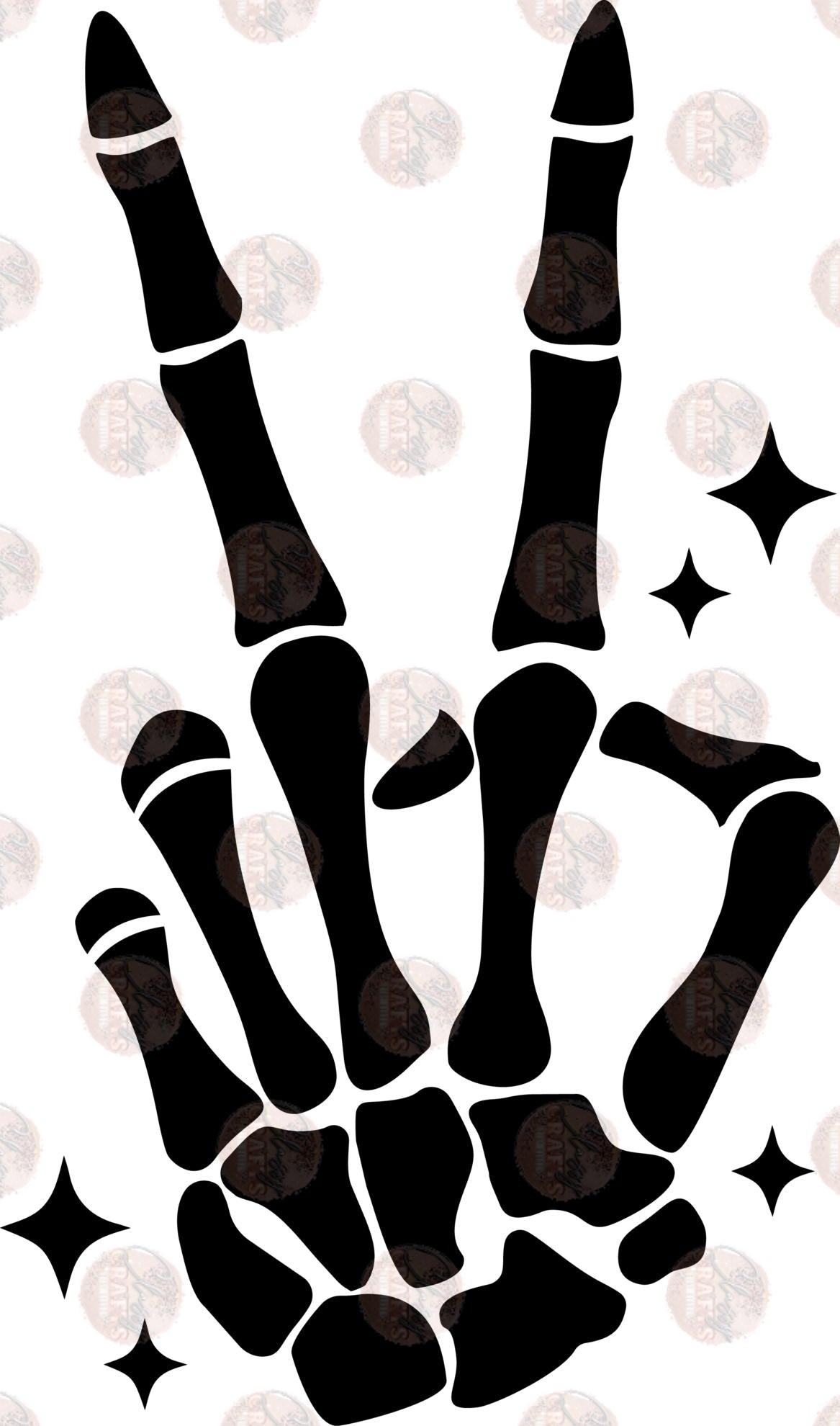 Peace Skelly Hand Transfer