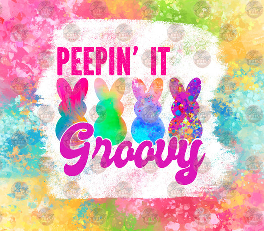 Peepin' Groovy Tumbler Wrap