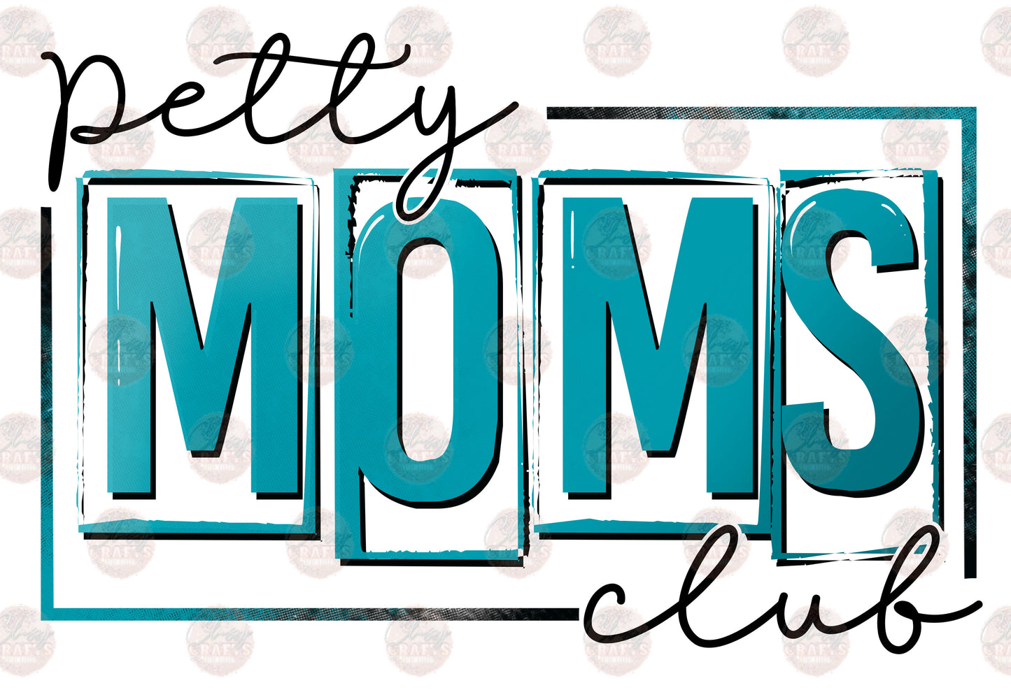 Petty Mom Box /Blue Transfer