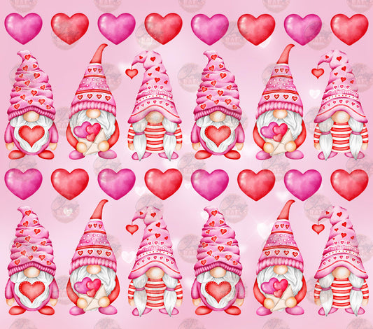 Pink Gnome Pattern 2 Tumbler Wrap