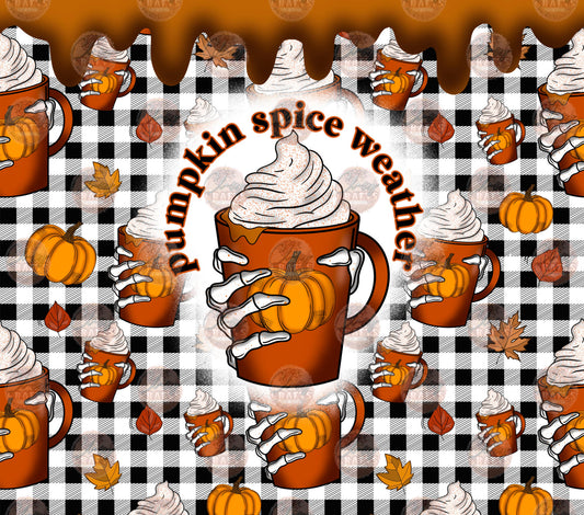 Pumpkin Spice Skelly 2 Tumbler