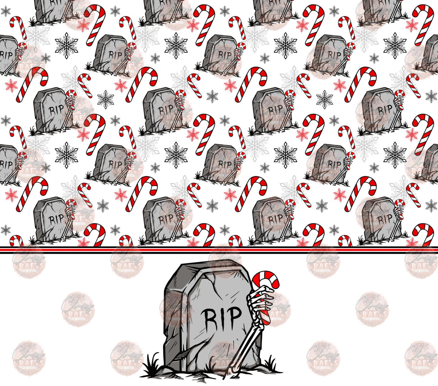 RIP Christmas Tumbler Wrap