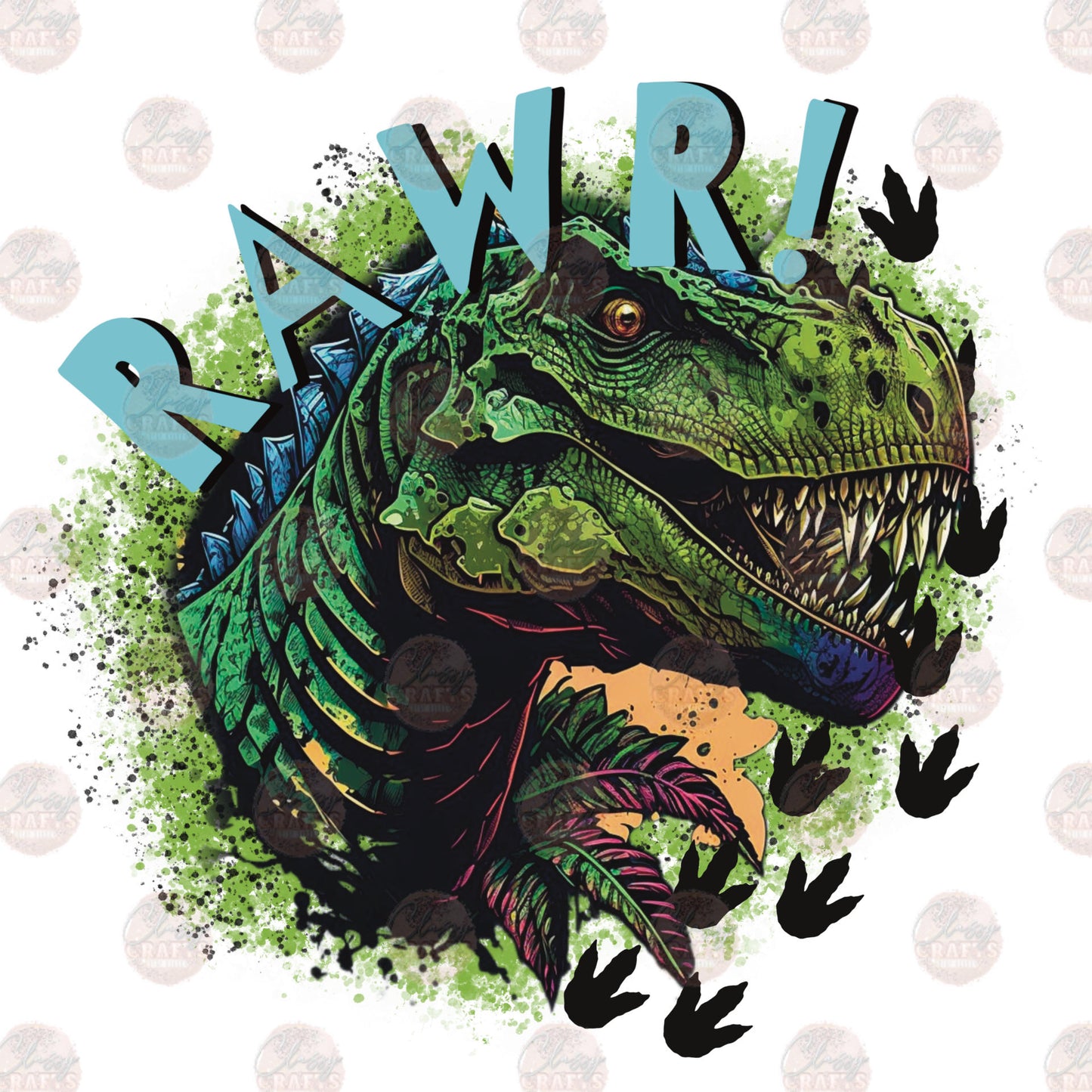 Rawr T-rex Transfer