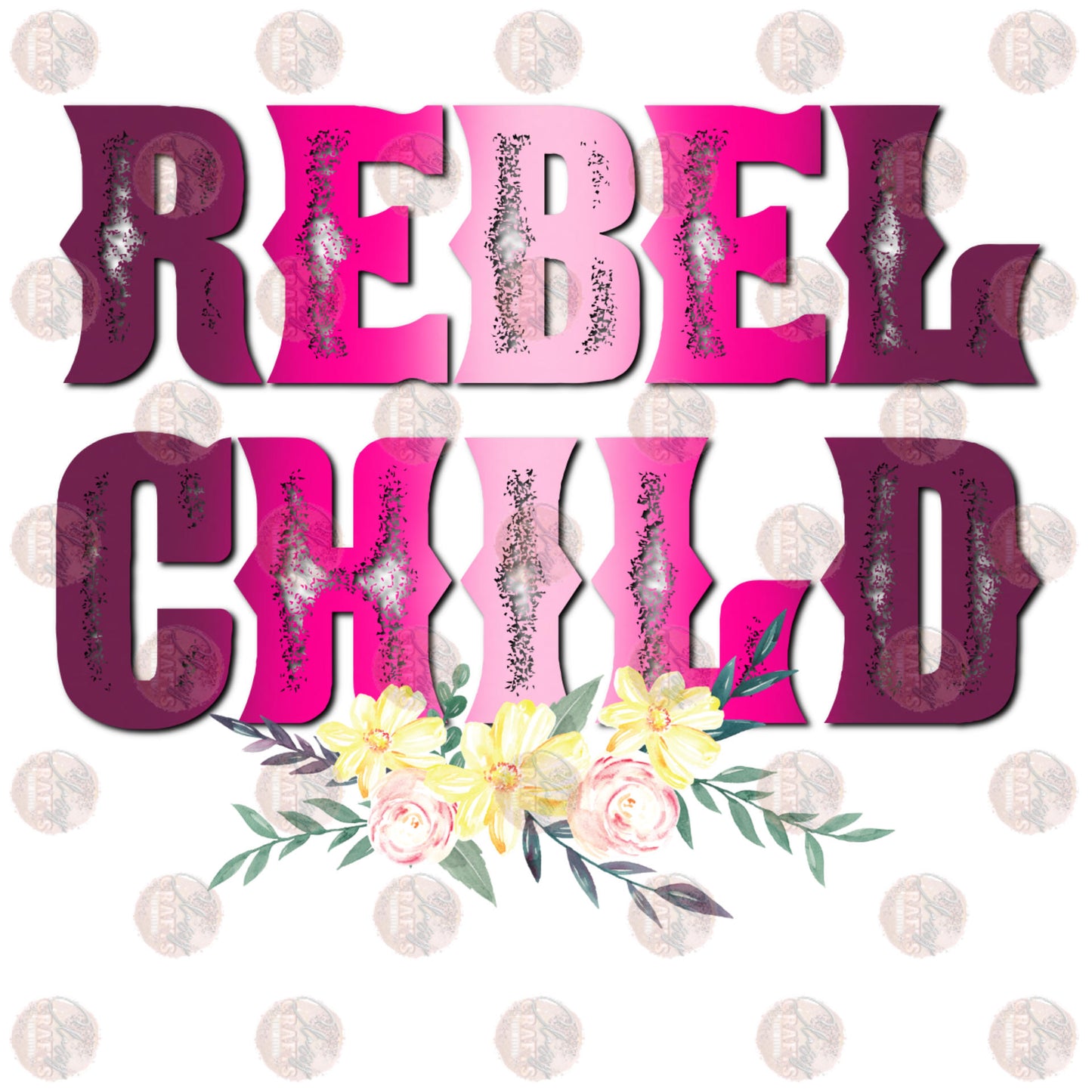 Rebel Child - Sublimation Transfer