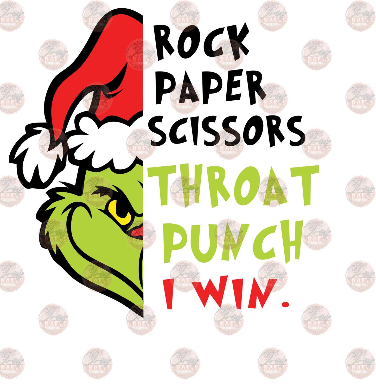 Rock, Paper, Scissors Transfer