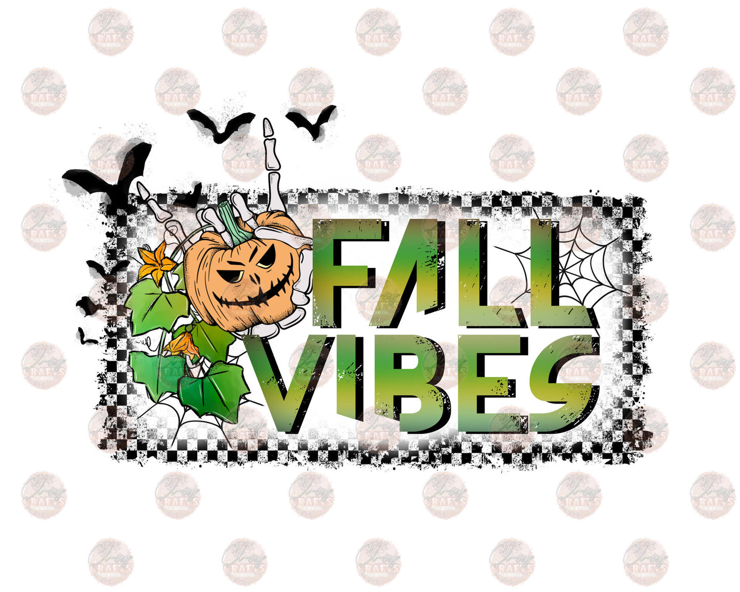 Rockin Pumpkin Fall Vibes Transfer