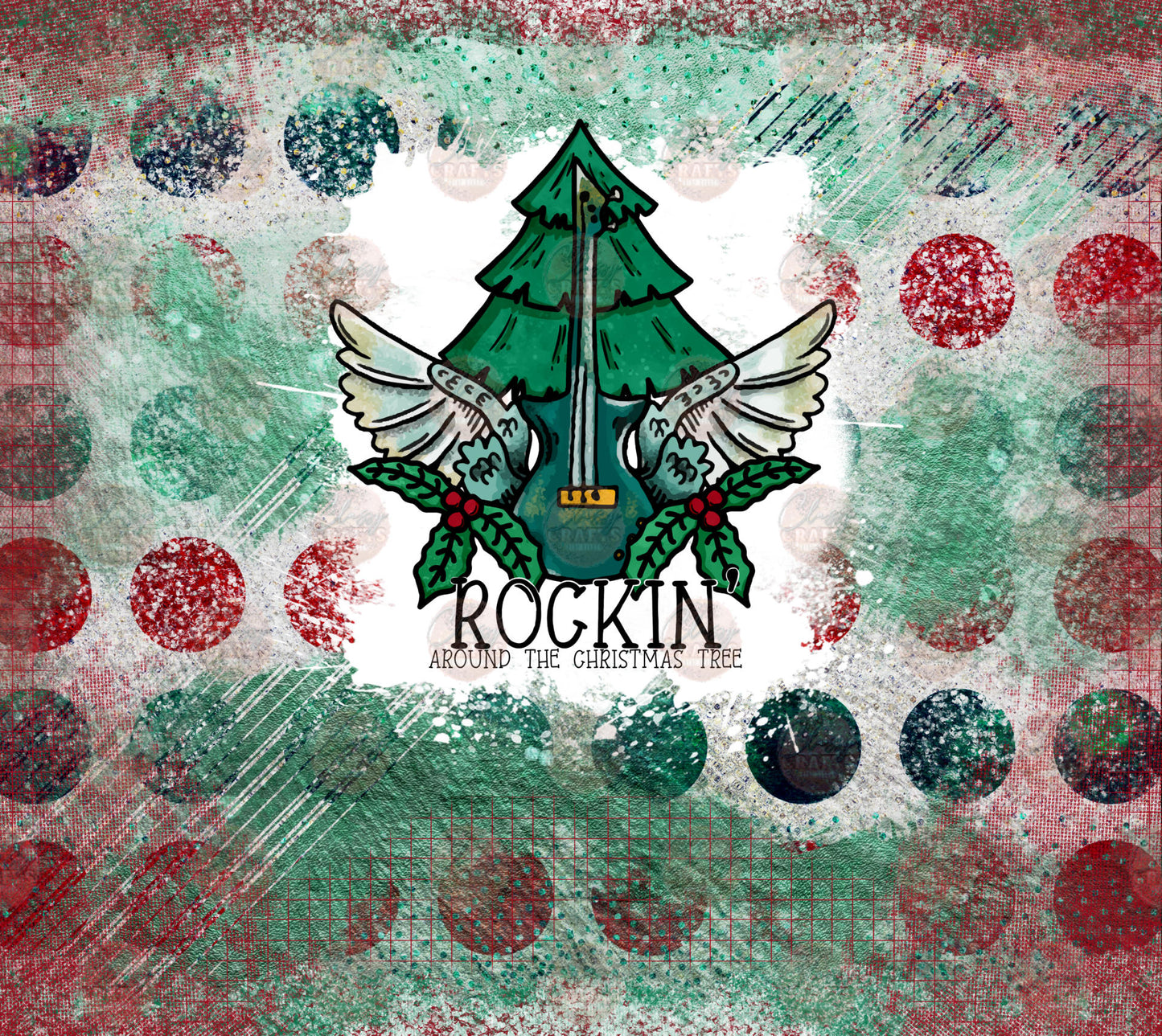 Rockin' Around Tumbler Wrap