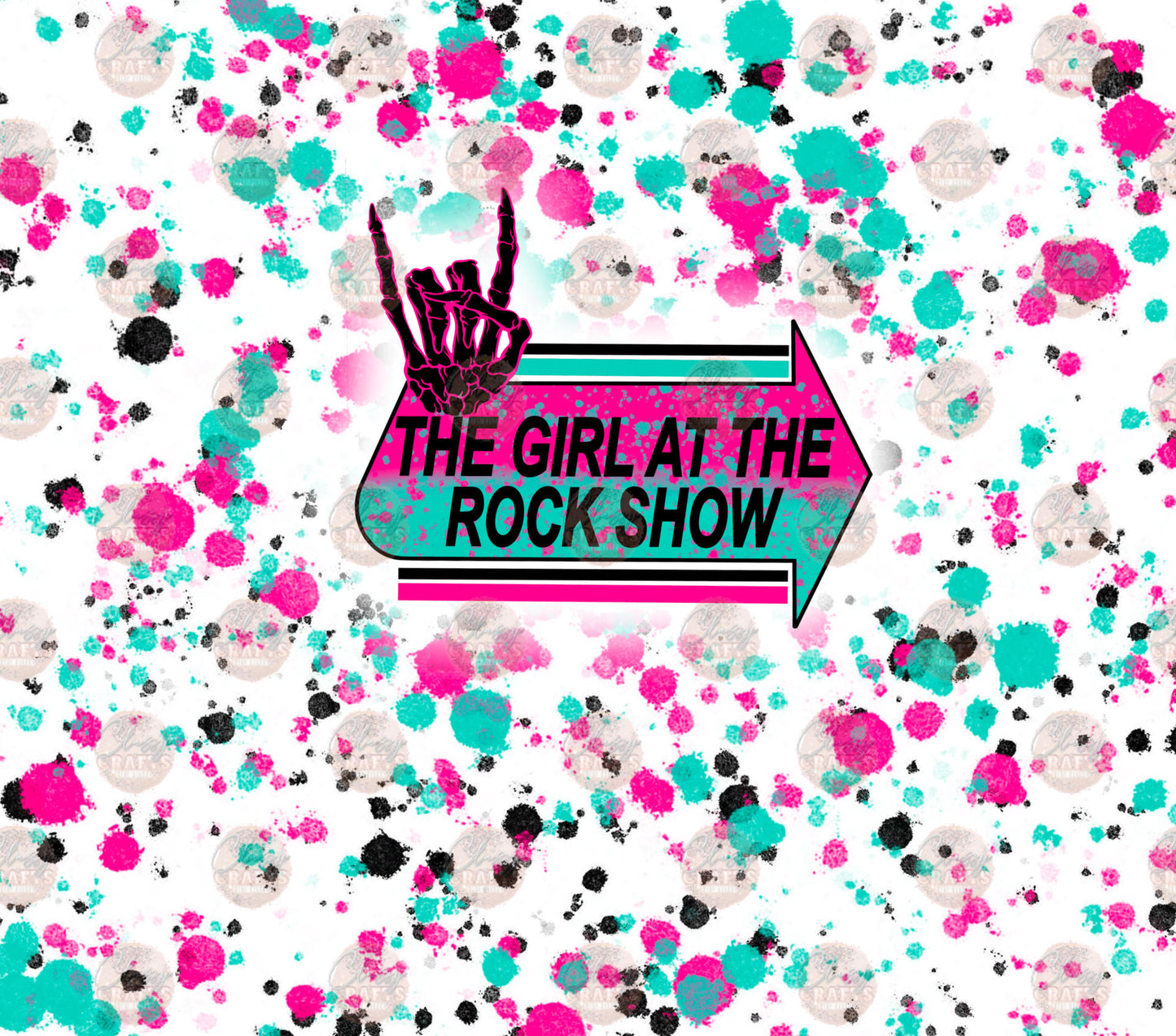Rock Show Tumbler Wrap