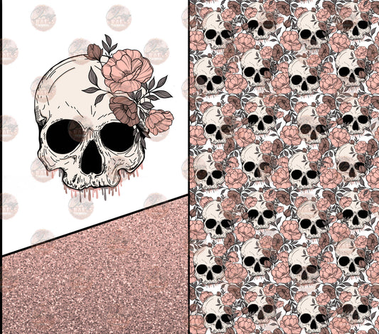 Rose Skellie Tumbler Wrap