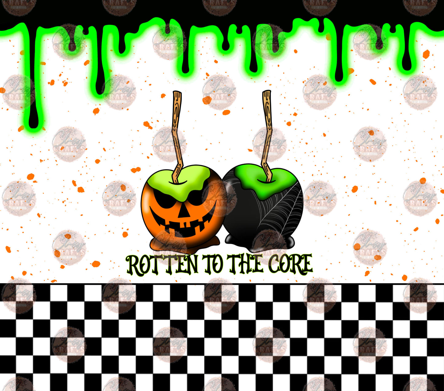 Rotten To The Core Tumbler Wrap