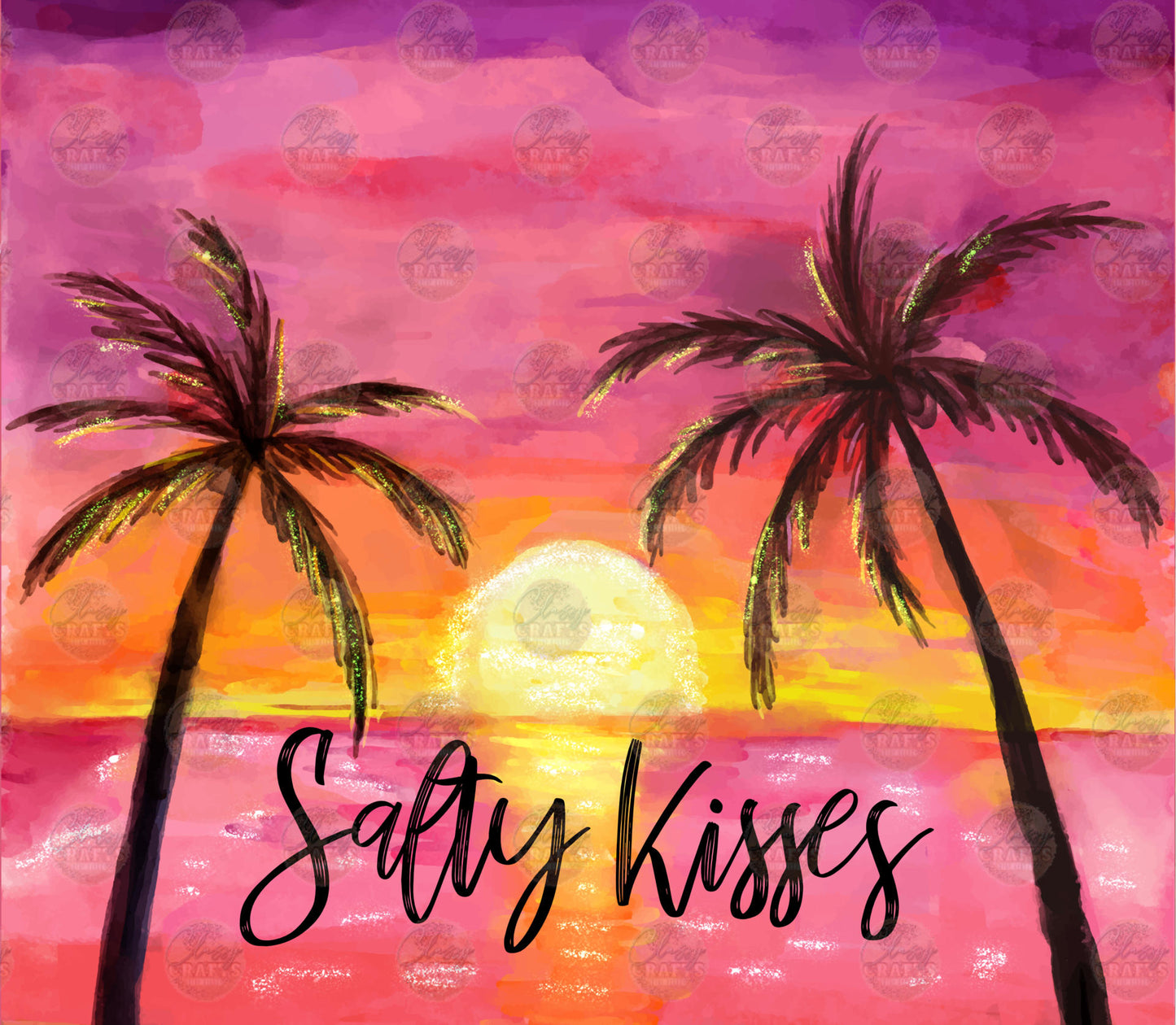 Salty Kisses Tumbler Wrap