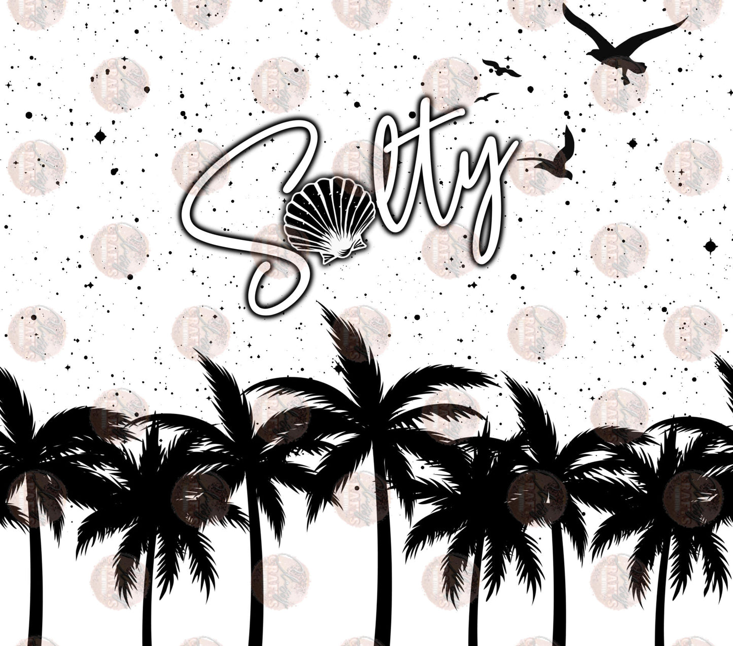 Salty Tumbler Wrap- Sublimation Transfer