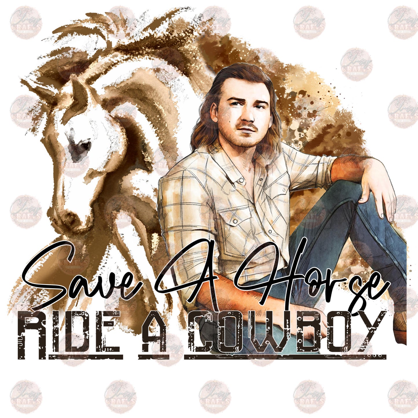 Save a Horse Ride a Cowboy Transfer