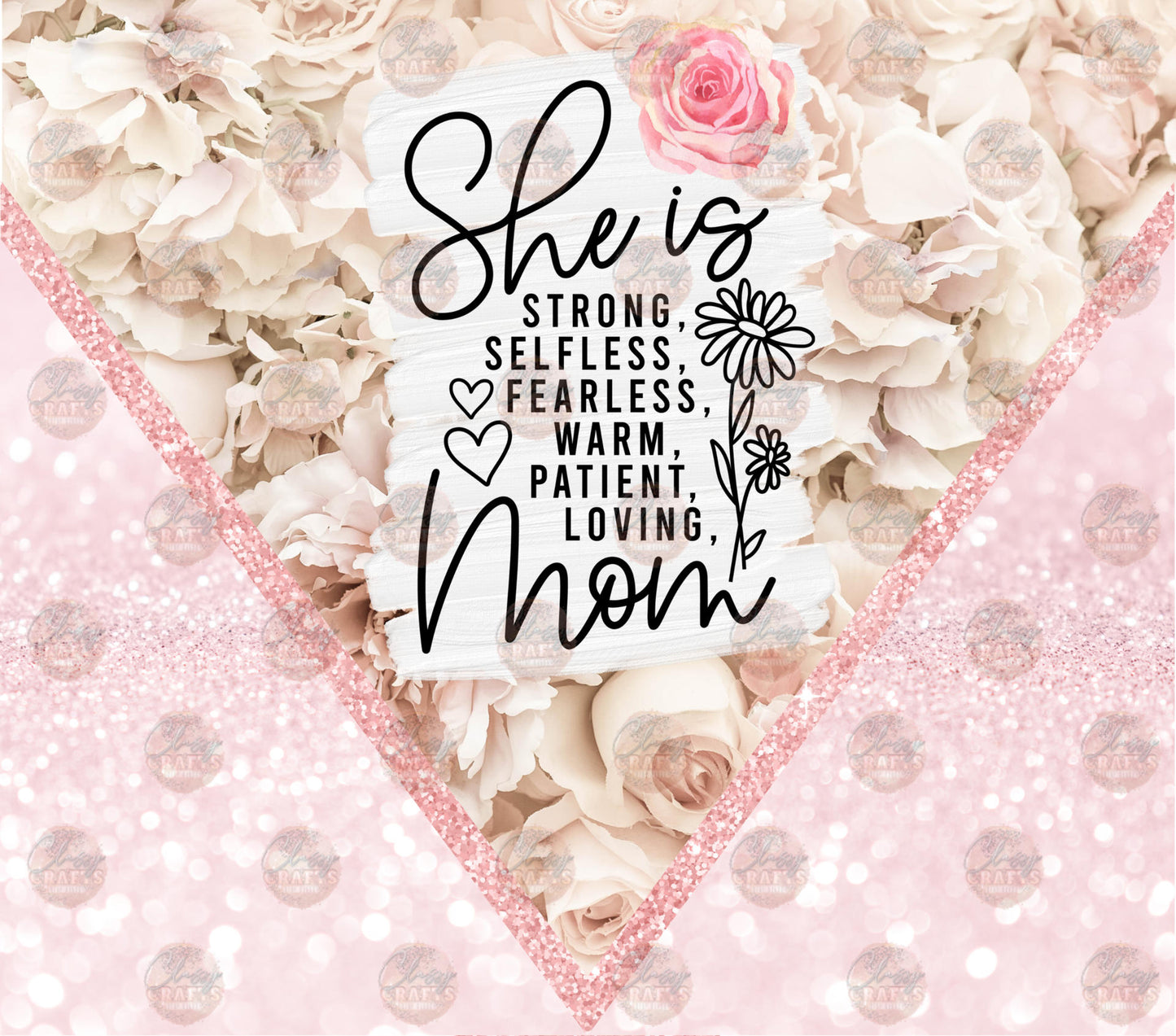 She Is Mom 2 Tumbler Wrap