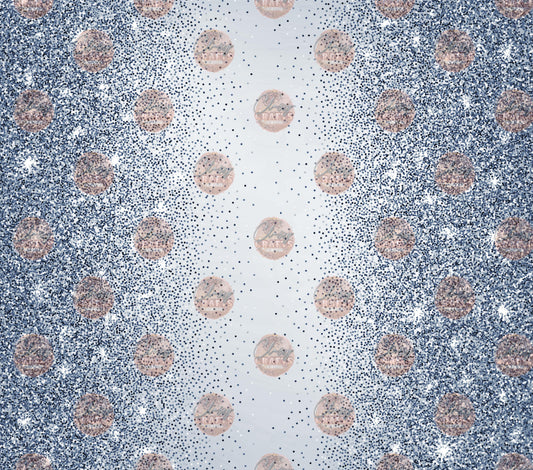 Silver Glitter Tumbler Wrap