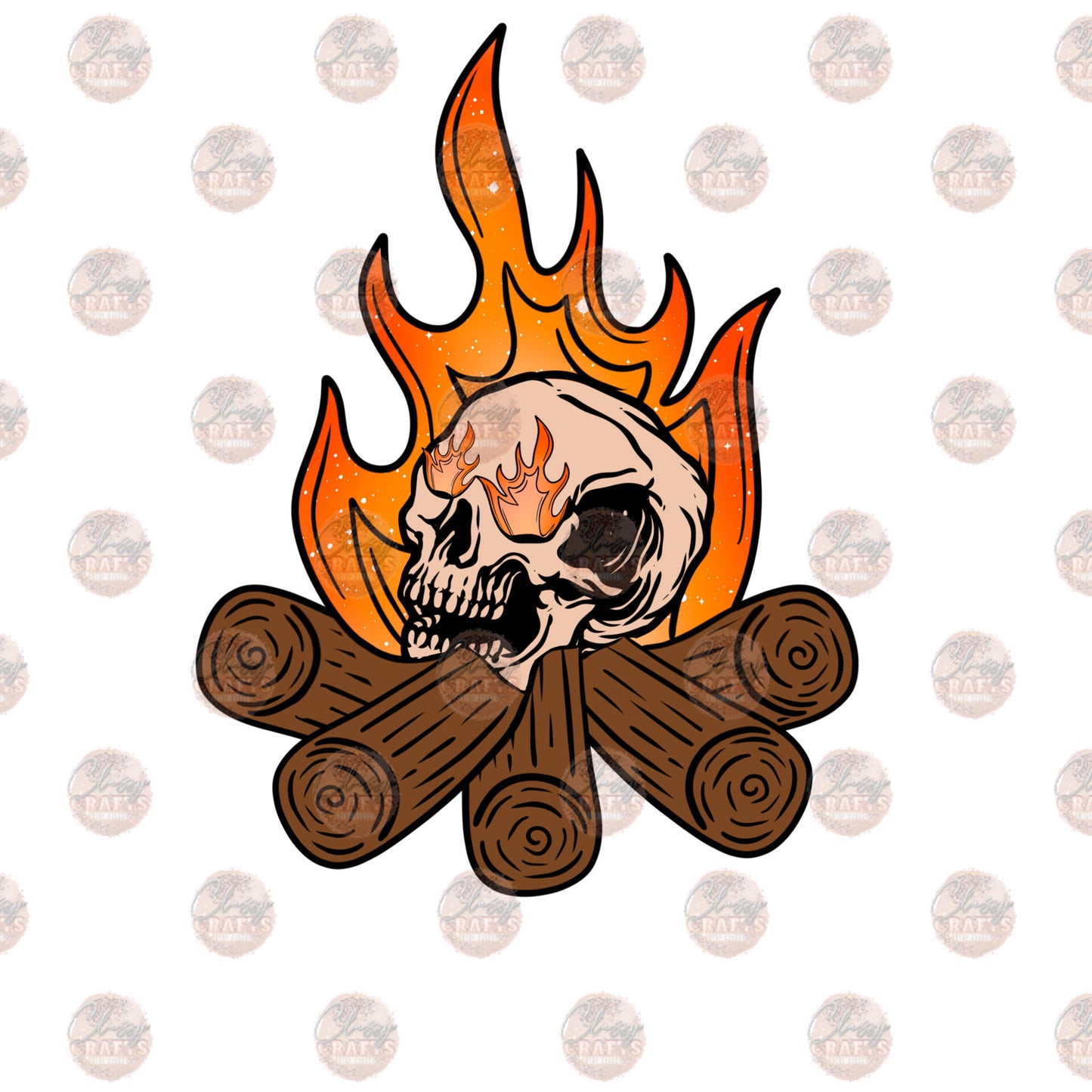 Skull Fire Matching Pocket Transfer