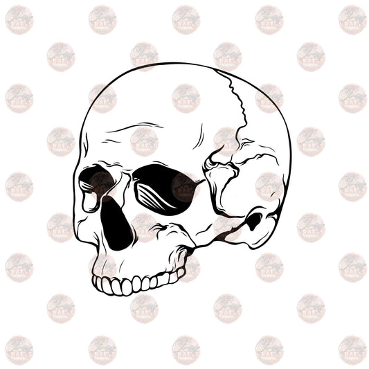 Skull Head Transfer