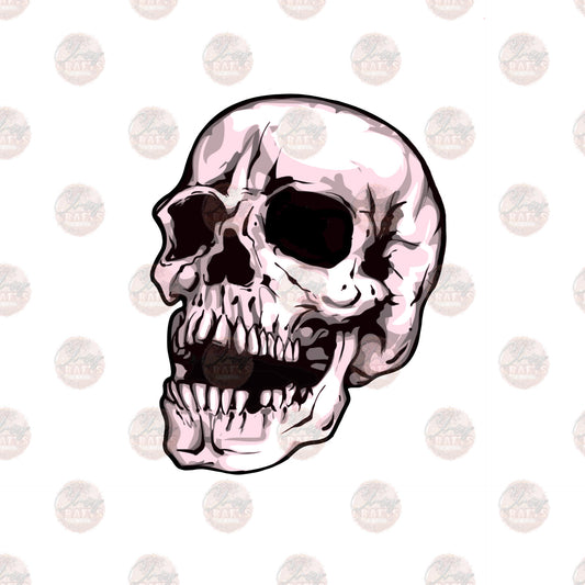 Mouthy Skull Head Transfer