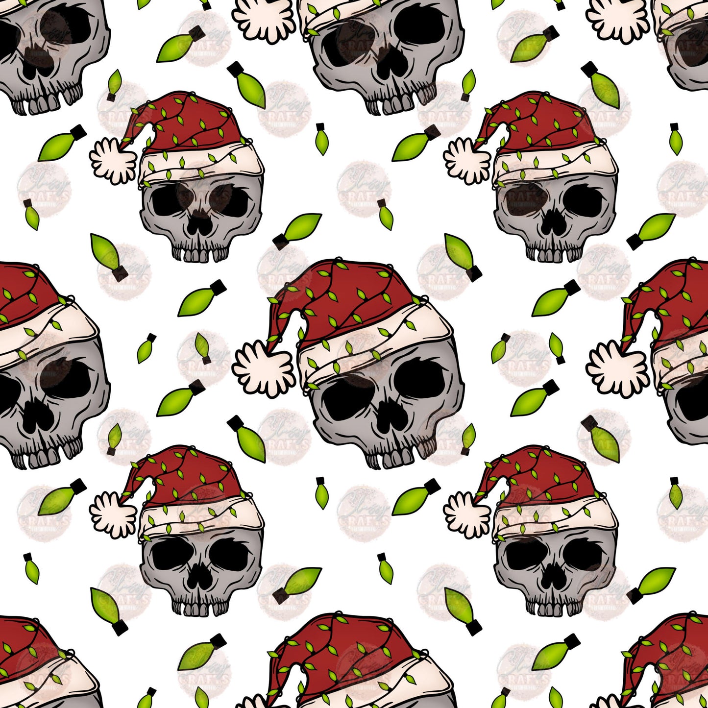 Skull Lights Seamless Wrap