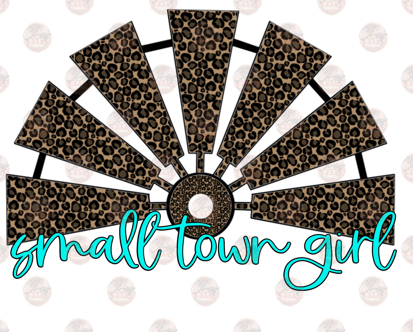 Small Town Girl Windmill 2 Transfer