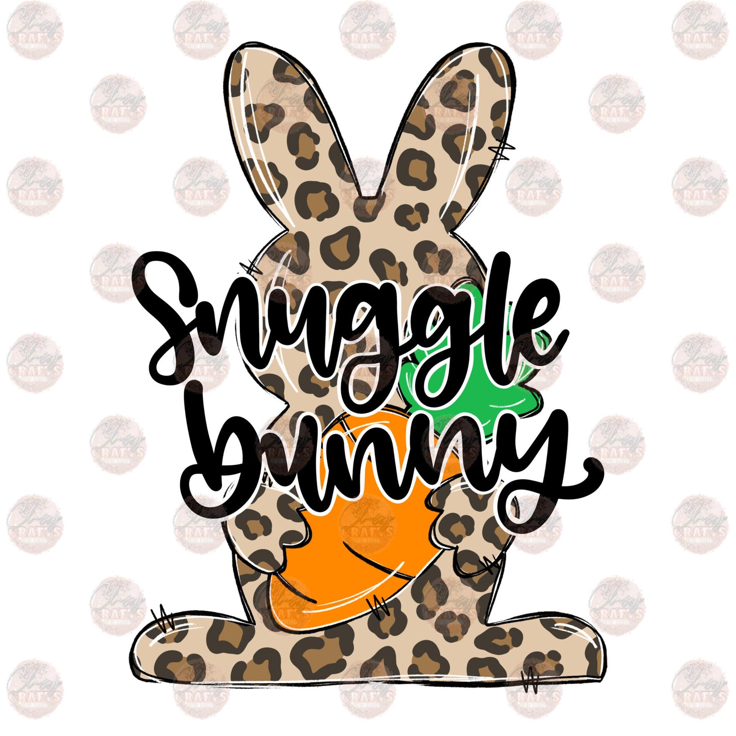 Snuggle Bunny Leopard Transfer