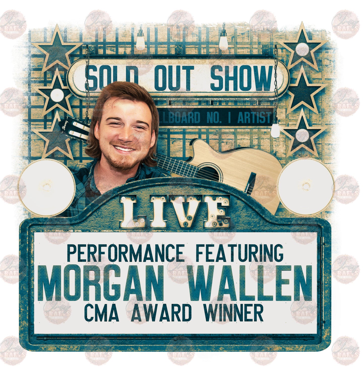 Sold Out Show Blue Transfer