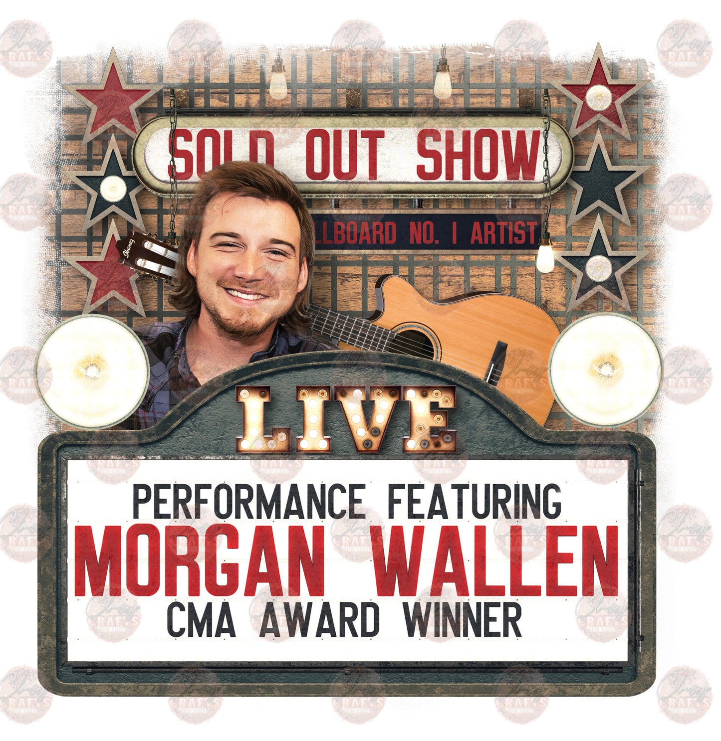 Sold Out Show Red Transfer