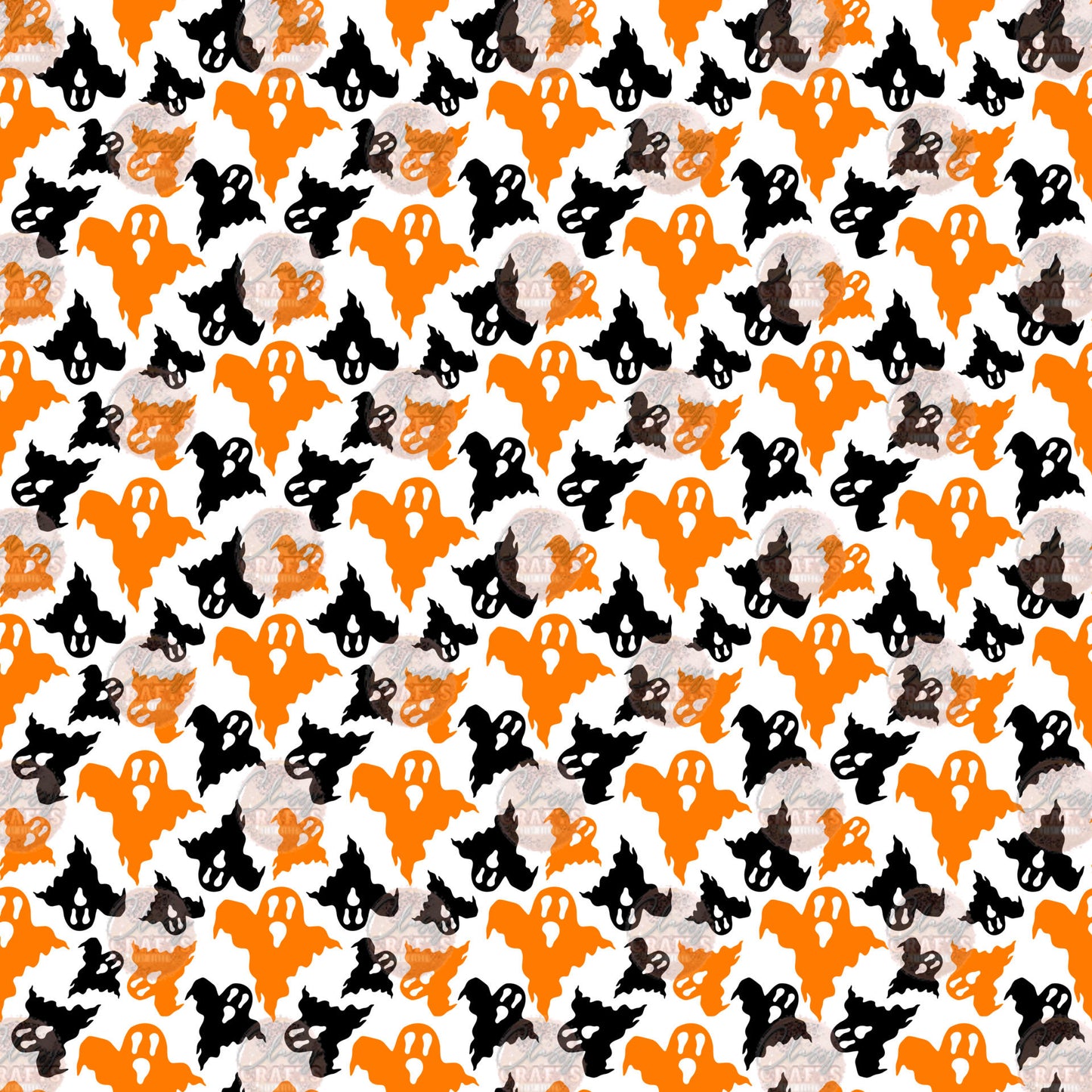 Spooky Ghosts Seamless 2 - Sublimation Transfer