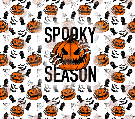 Spooky Pumpkin Season Tumbler