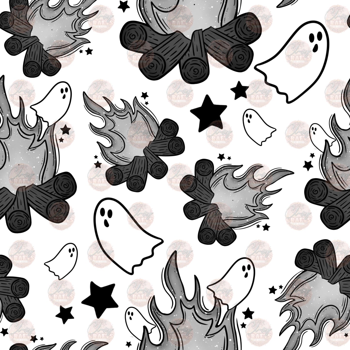 Spooky Stories Seamless Wrap