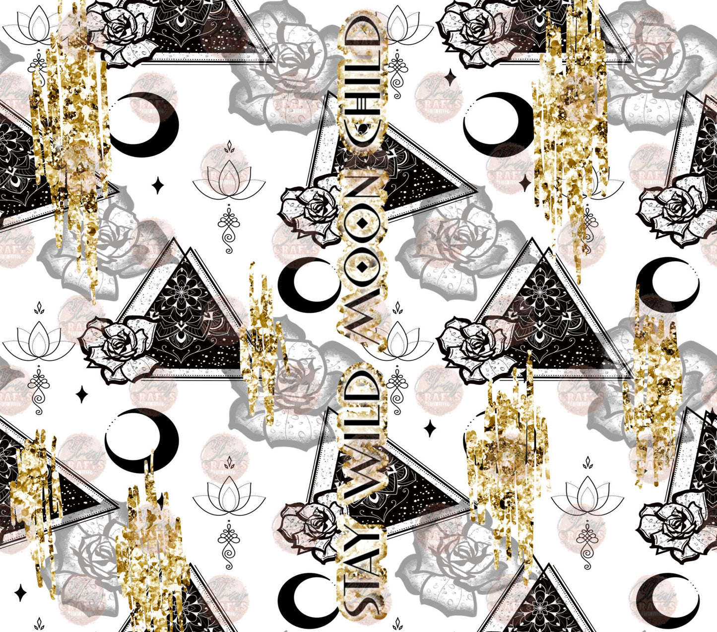 Stay Wild Moon Child Tumbler Wrap