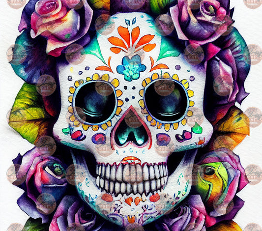 Sugar Skull 4 Tumbler Wrap